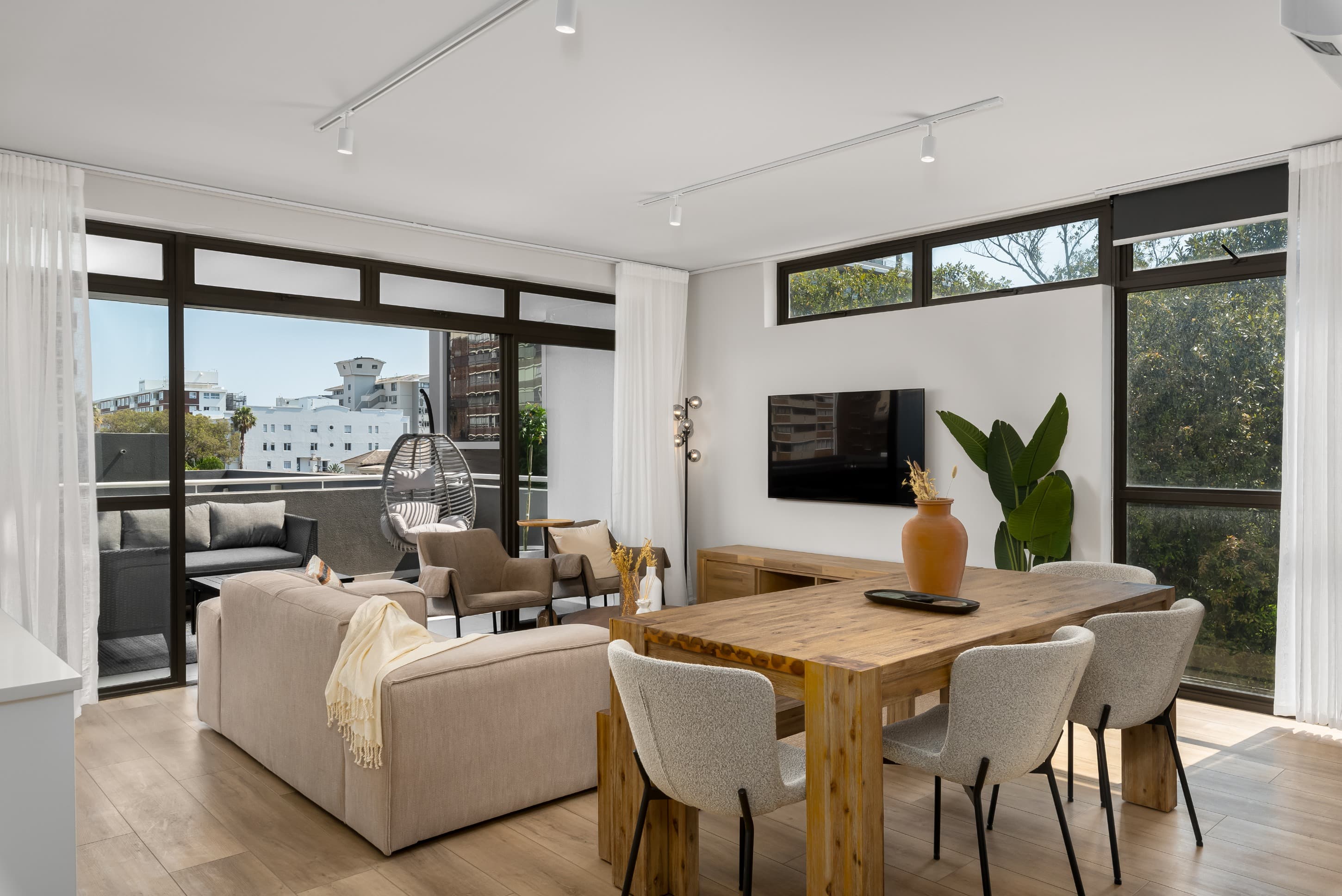 Designer Sea Point Apartment | Balcony with View